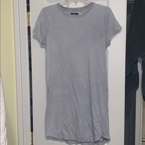 bluish/grey t shirt dress